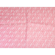 Zijdevloei vellen roze XOXO 50x70cm Tpk331548